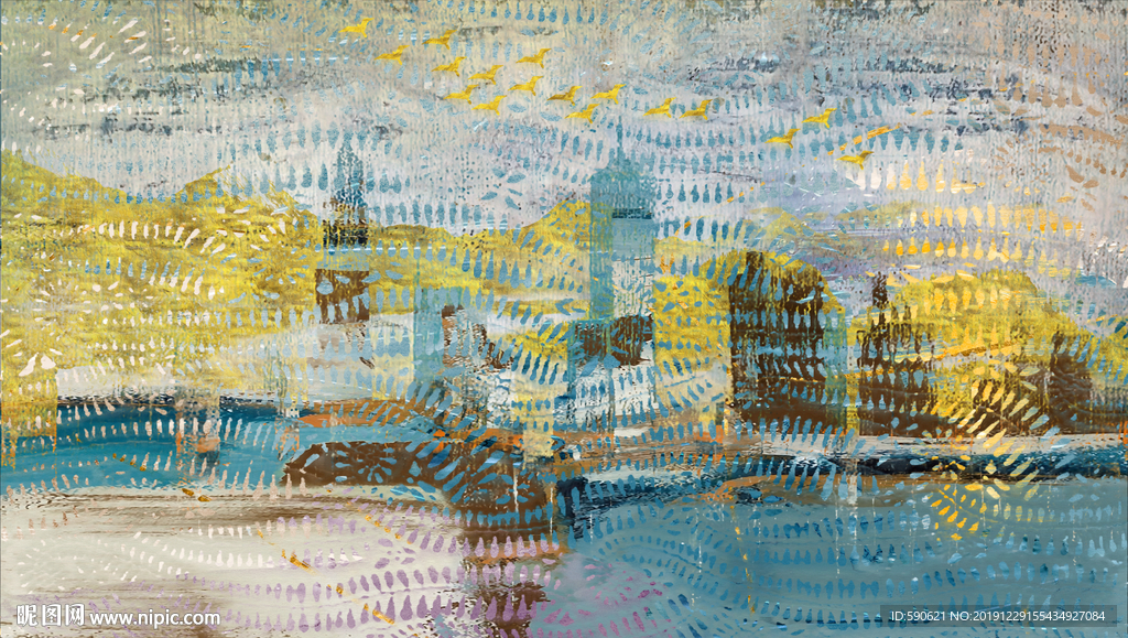 抽象油画