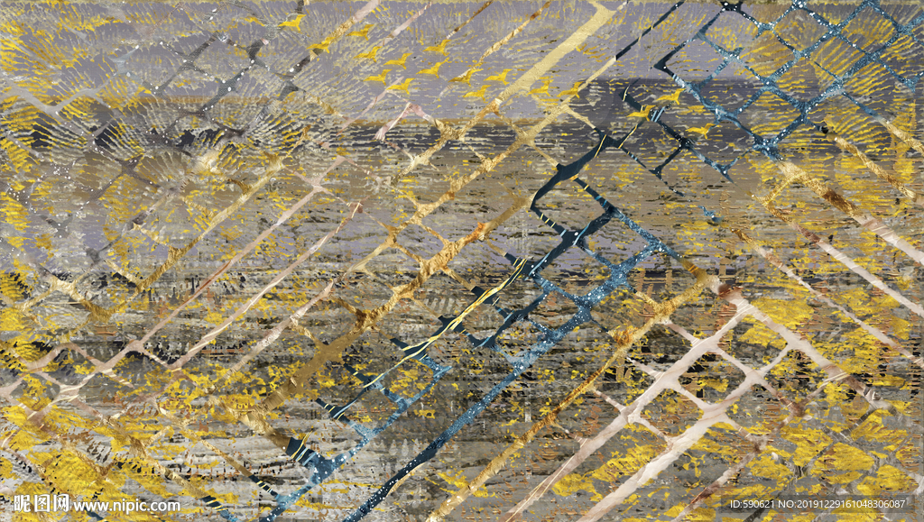 抽象油画