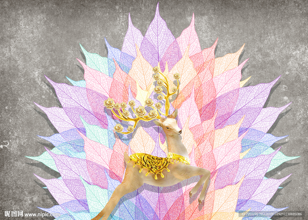 北欧装饰画背景墙