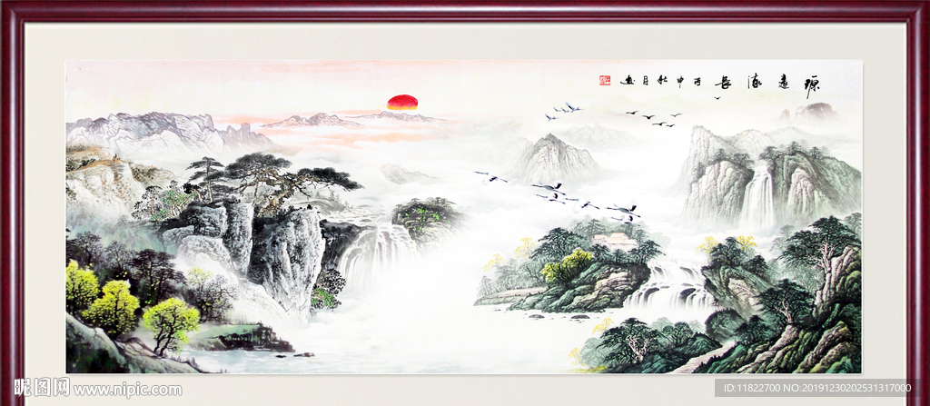 国画山水