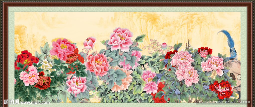 国画牡丹