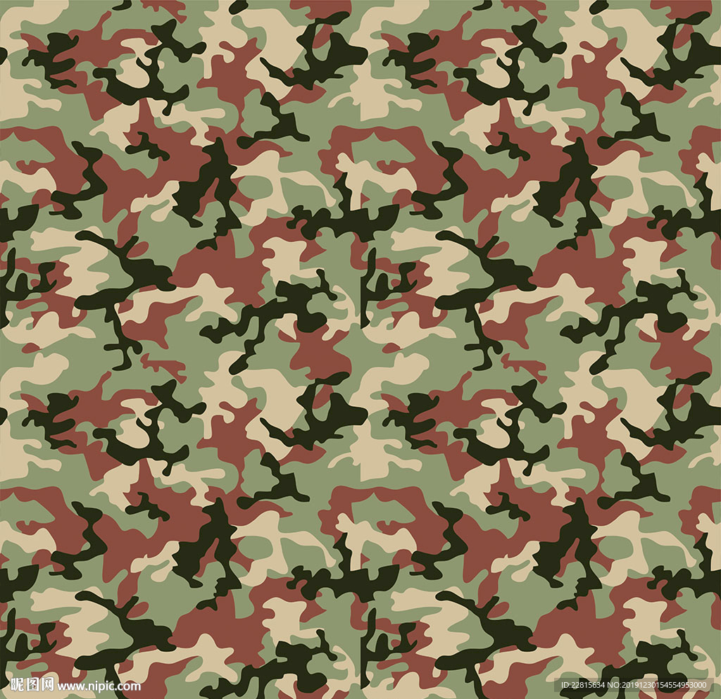 矢量数码迷彩图案纹样印花设计