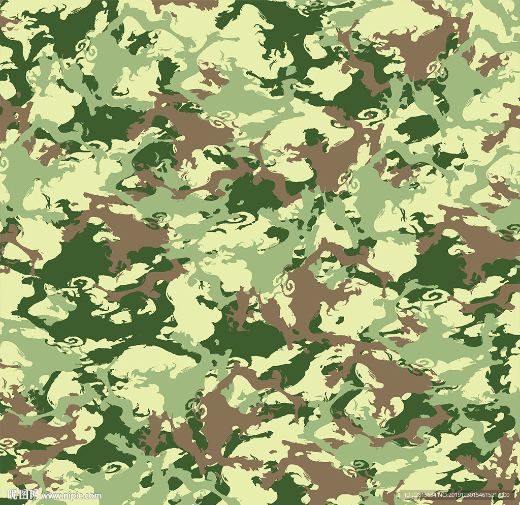 矢量数码迷彩图案纹样印花设计