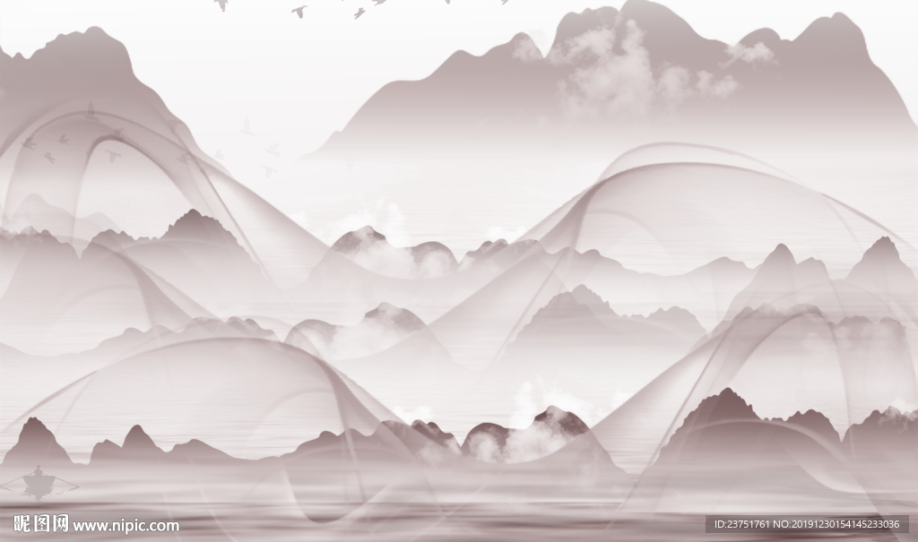 禅意水墨山水