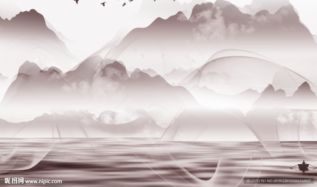 禅意水墨山水