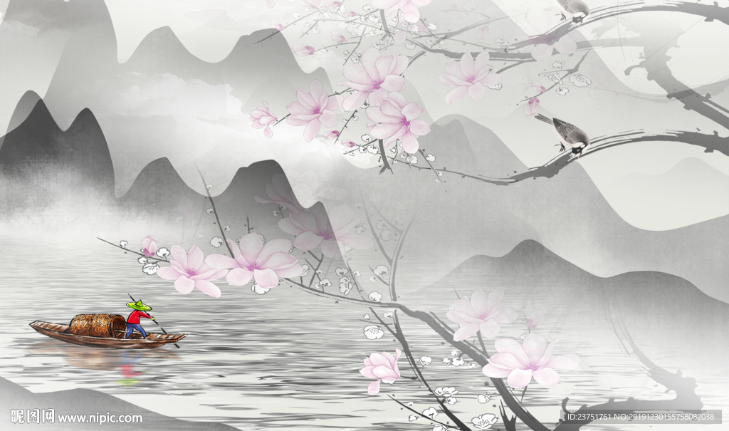 禅意水墨山水
