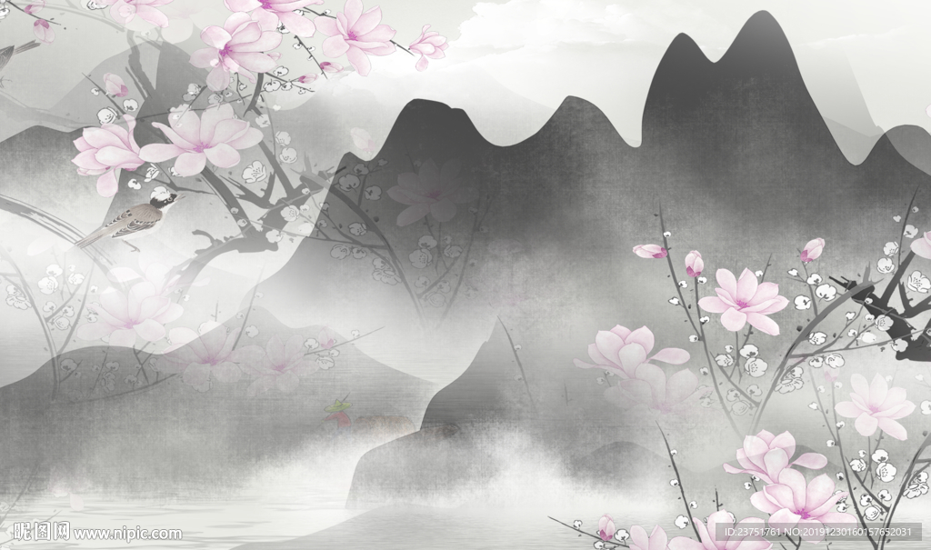 禅意水墨山水