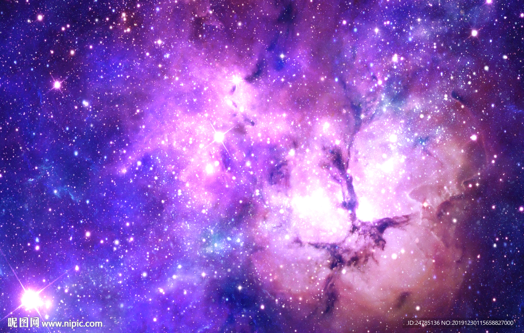 粉色星空