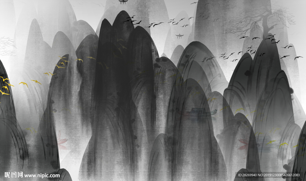 水墨画