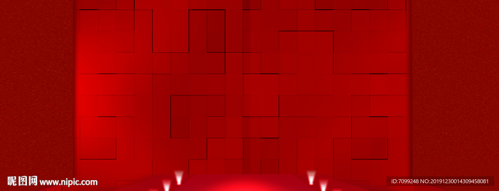 创意立体展板背景