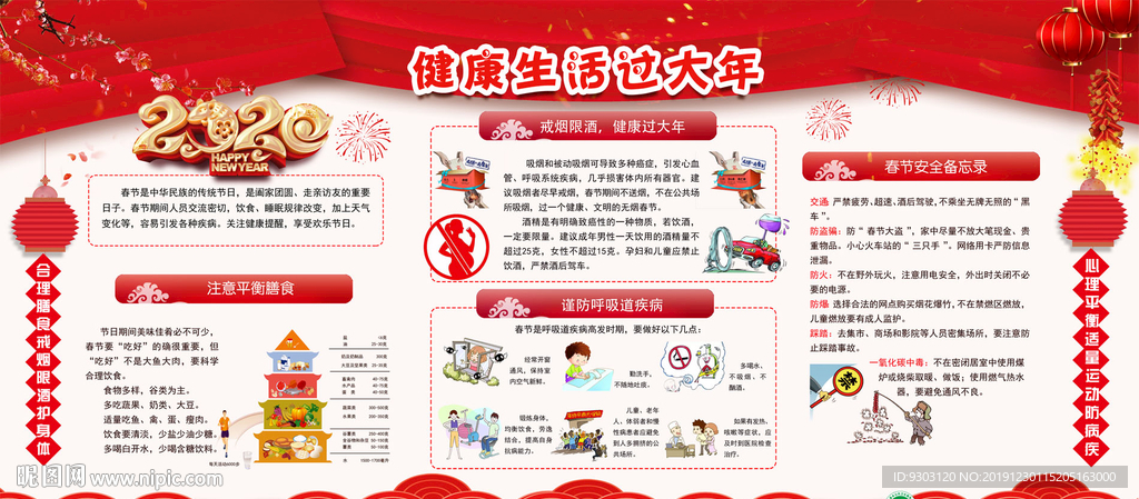 2020春节安全与健康