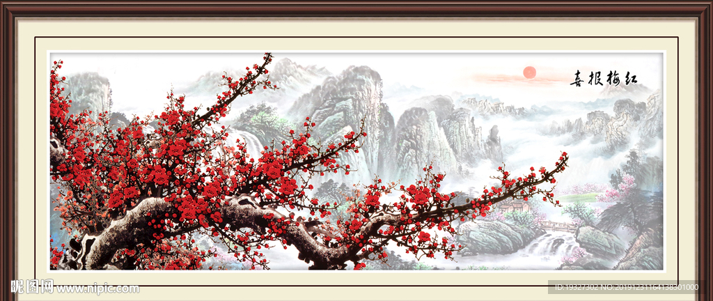 梅花国画梅花