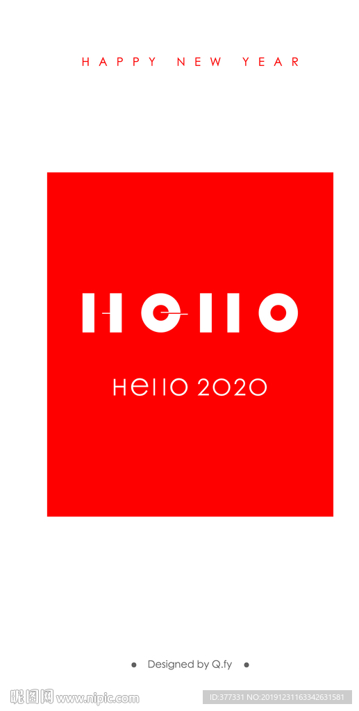 HELLO 2020 新年