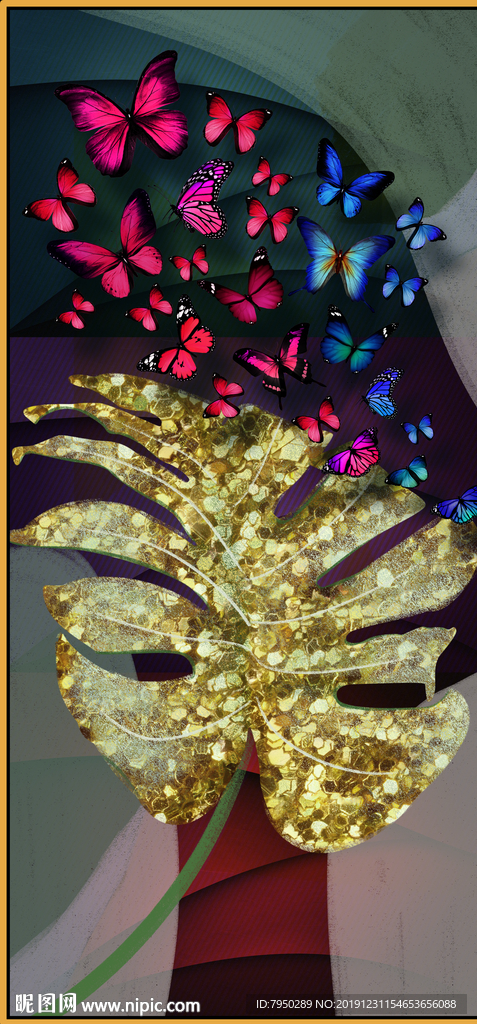 北欧肌理装饰画