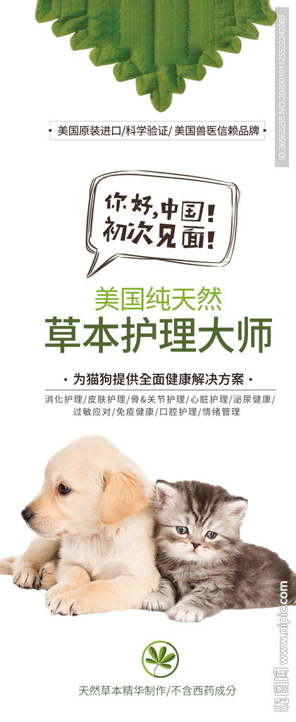 猫狼狗粮展架设计