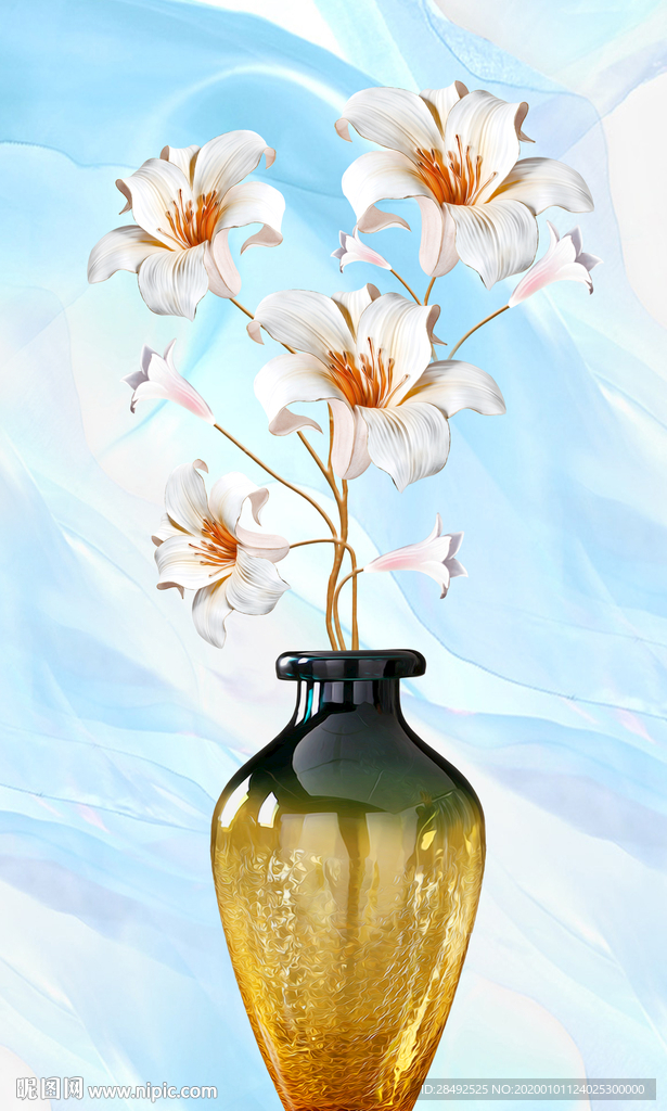 花开富贵装饰画