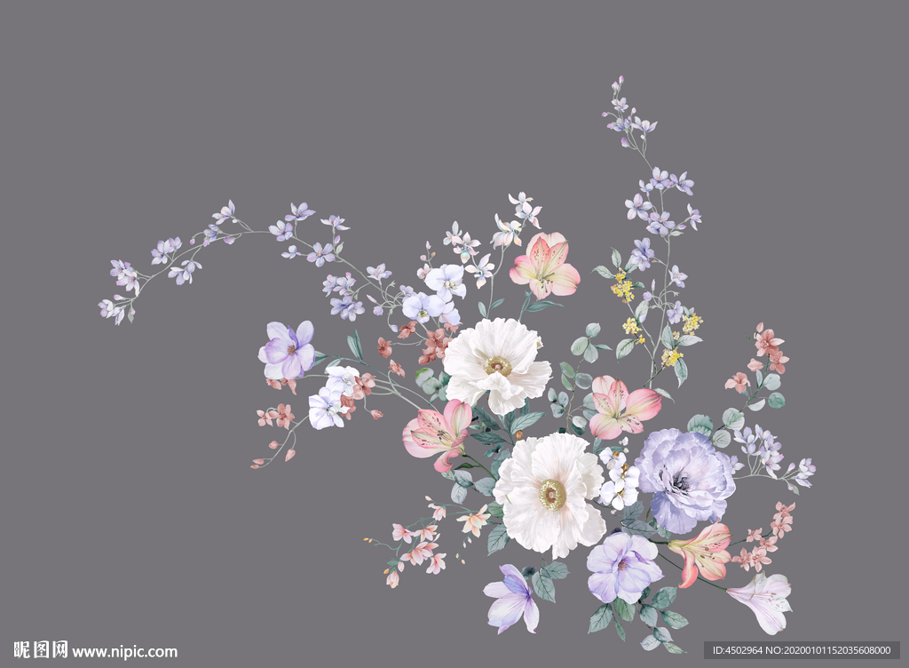 手绘花