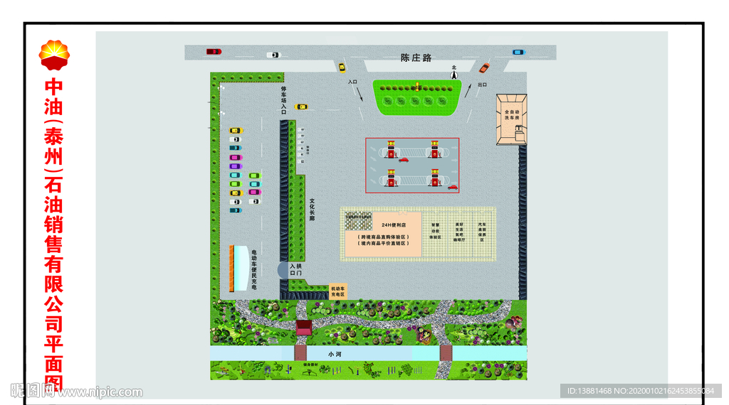 加油站功能示意图