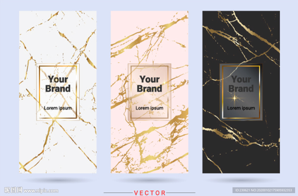 高级大理石纹理矢量背景