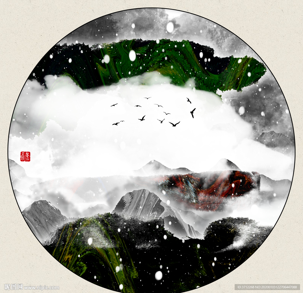 色彩装饰画