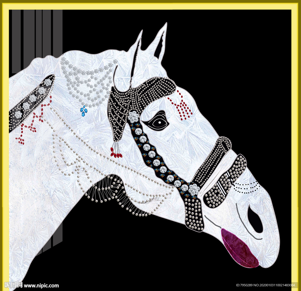 北欧珐琅彩装饰画