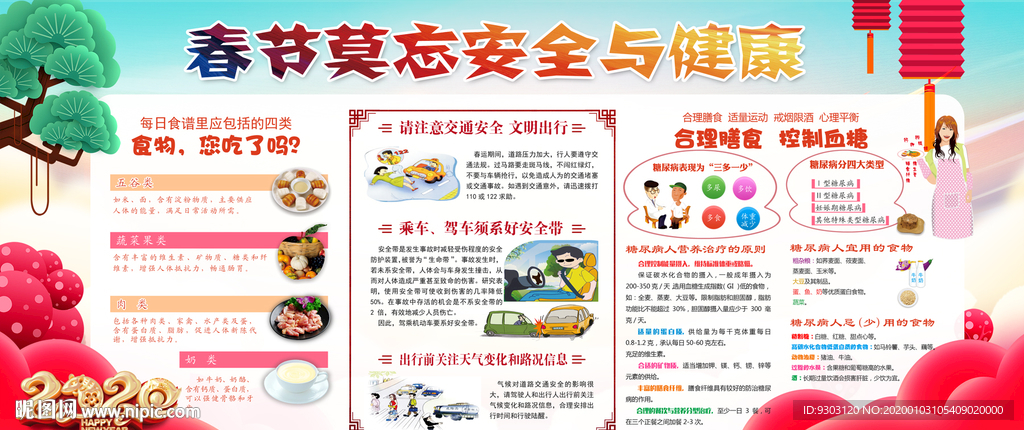 2020春节安全与健康