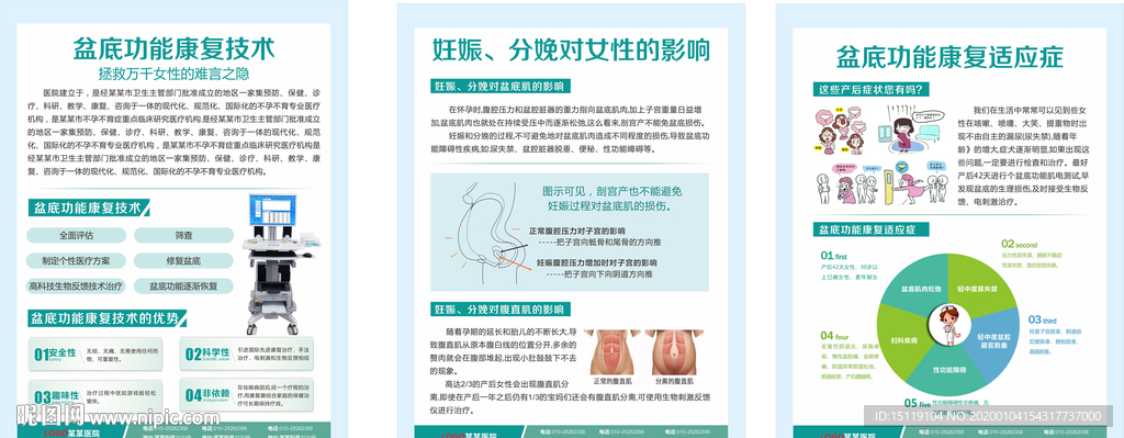 盆底肌腹直肌训练展板