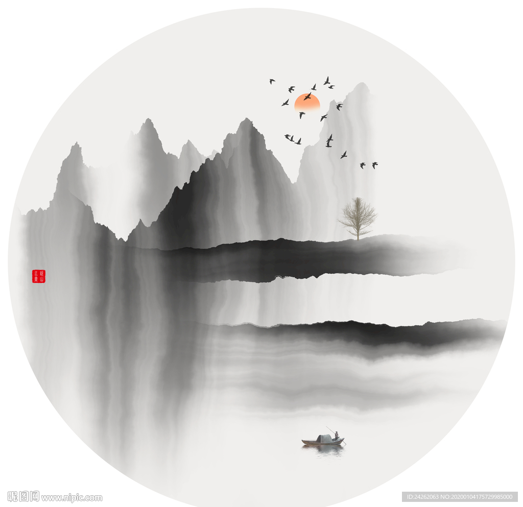 国画山水