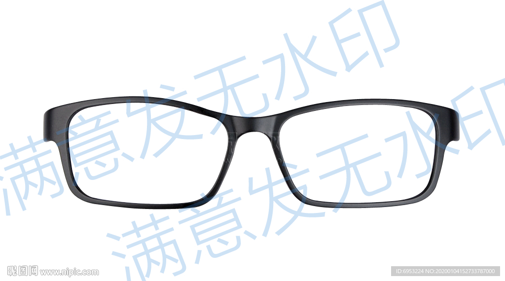 证件照眼镜素材模板