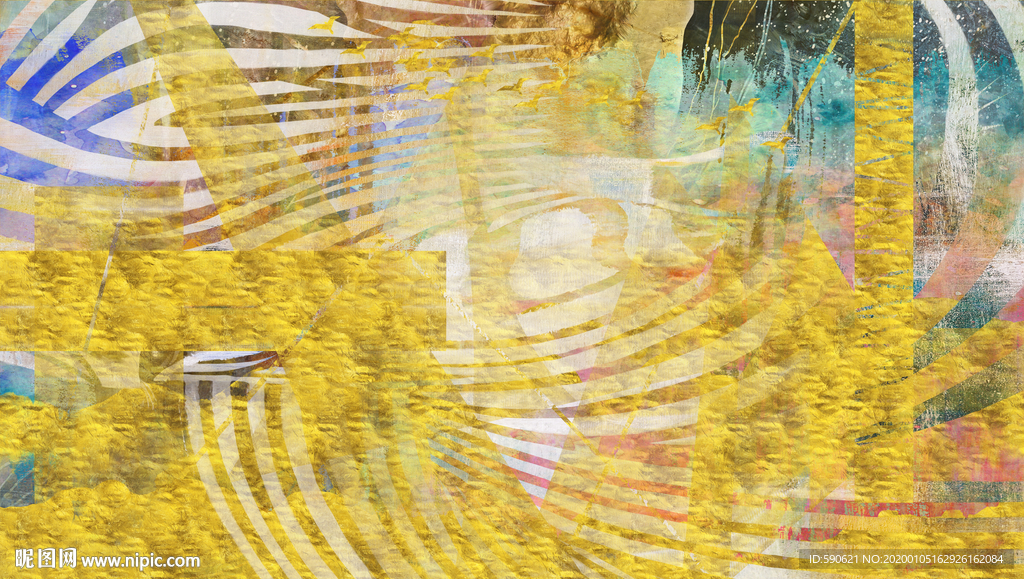 抽象油画