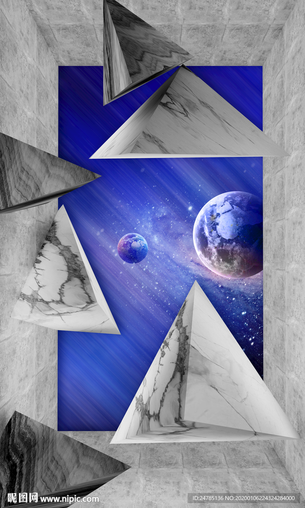 立体星空背景墙