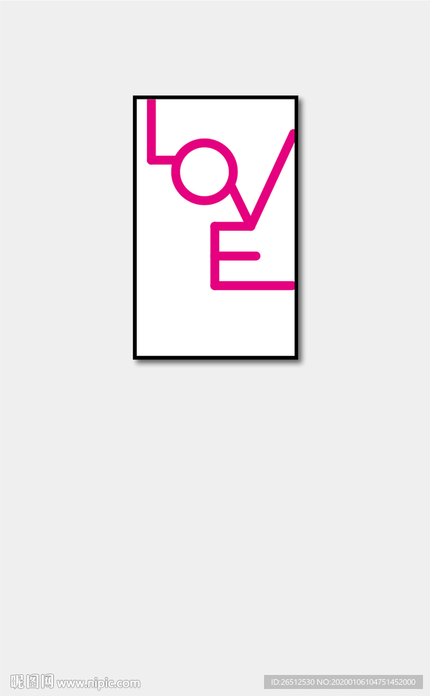 LOVE装饰画