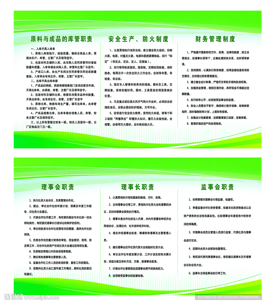 大米合作社制度职责