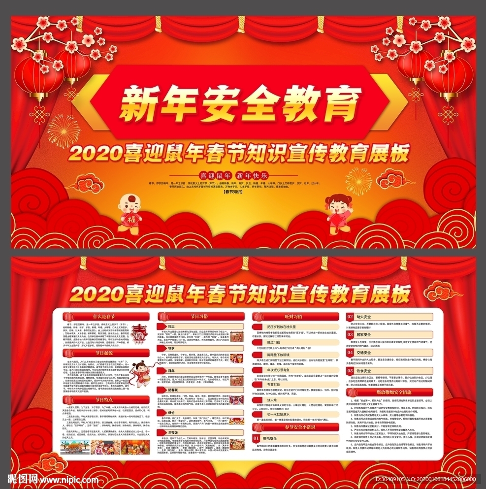 新年宣传栏