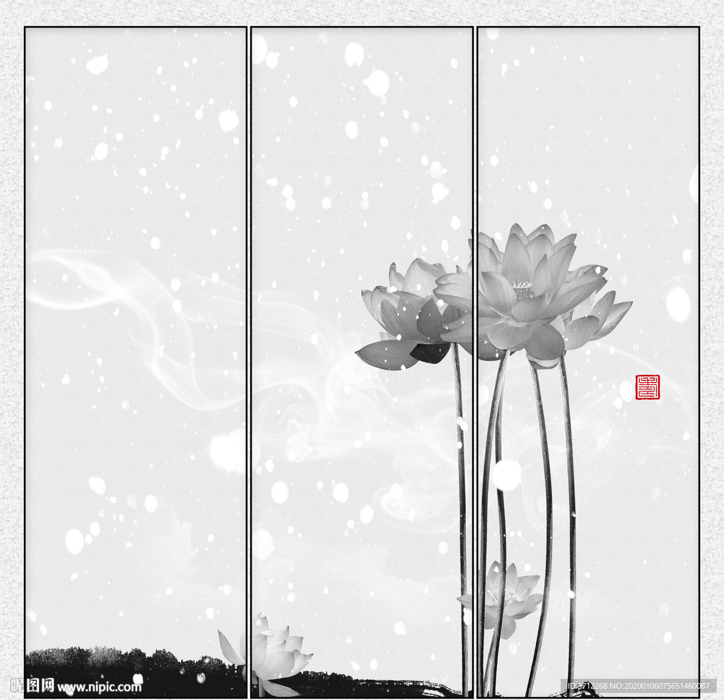 水墨装饰画中国风