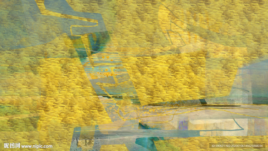 抽象油画