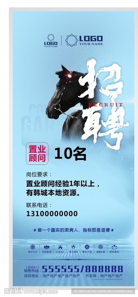 售楼部招聘广告