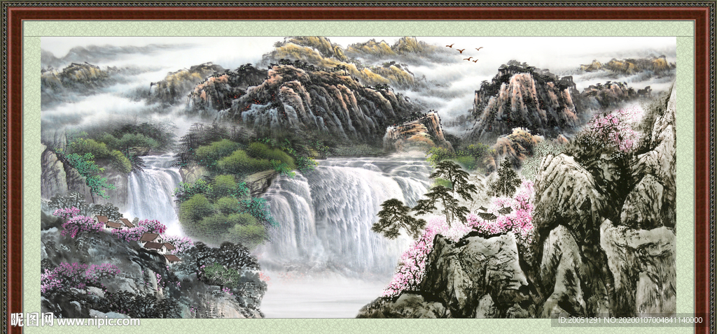 中国画山水