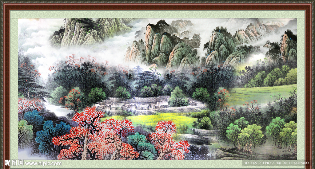 国画山水