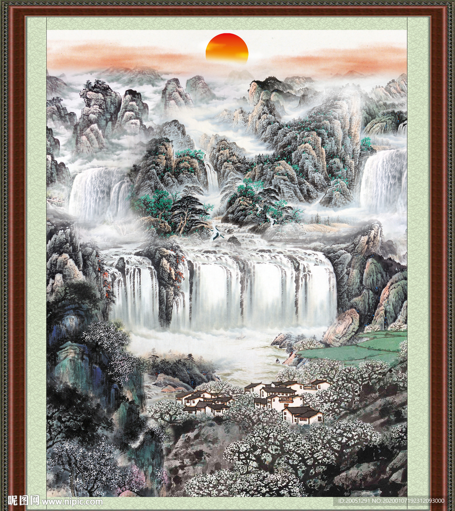 中国画山水