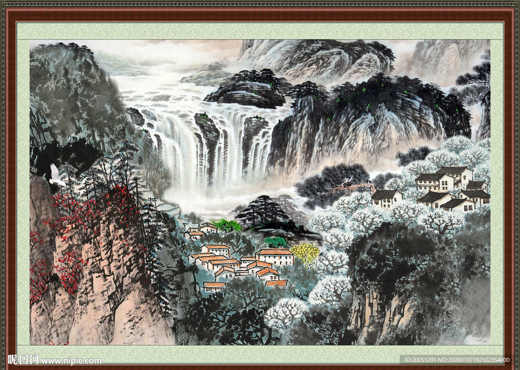 中国画山水