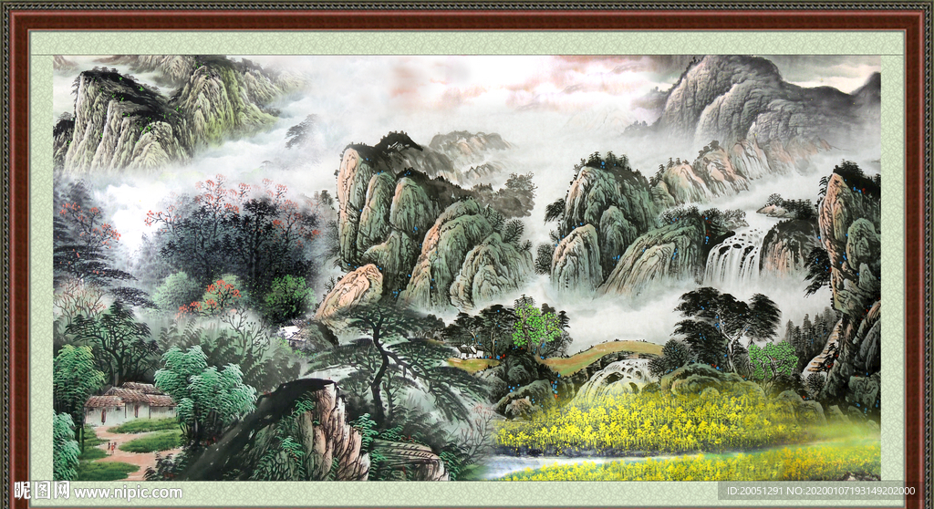 山水国画
