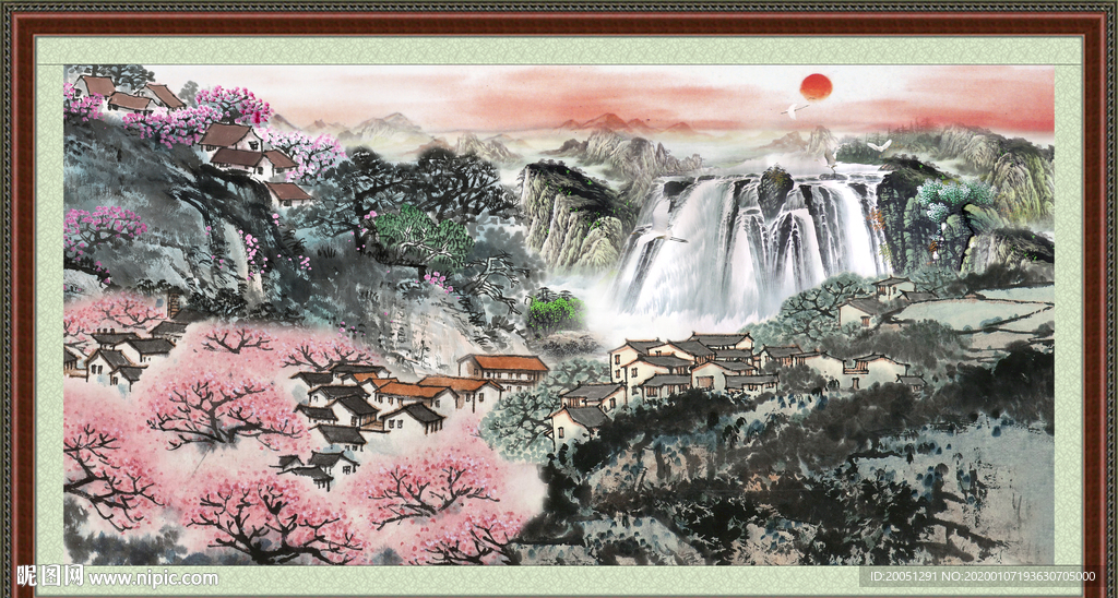 山水国画
