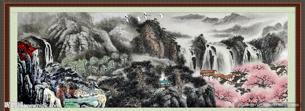 山水国画