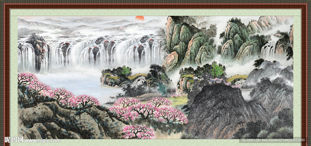 中国画山水