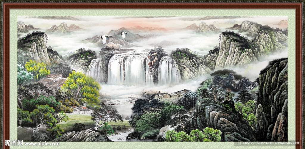 中国画山水