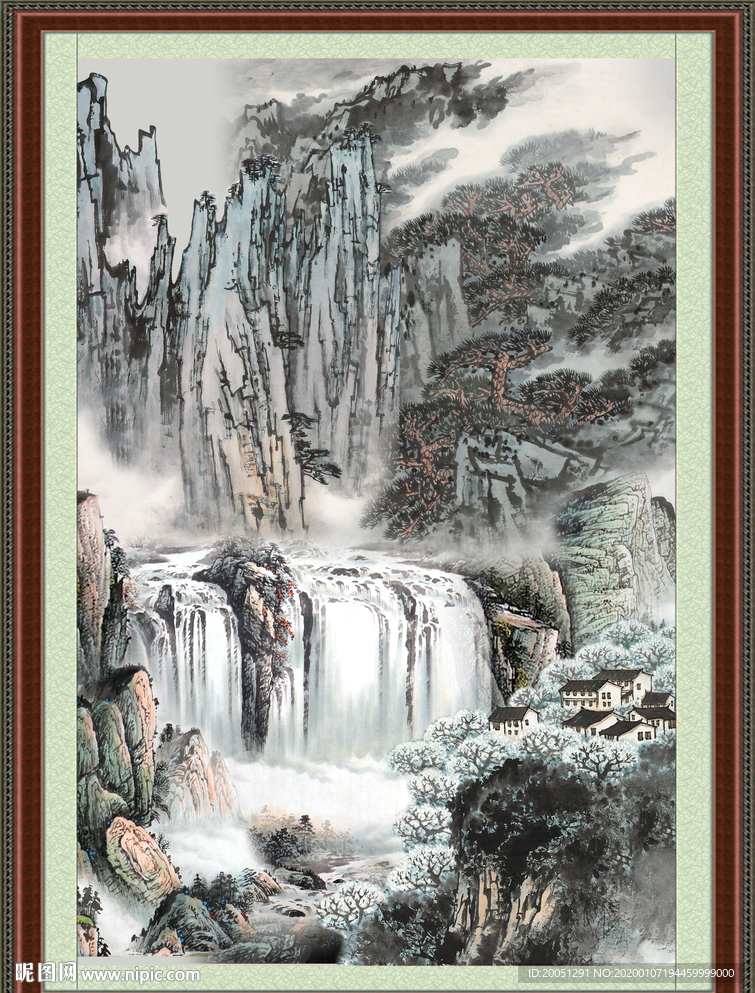 中国画山水