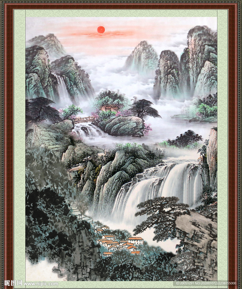 中国画山水