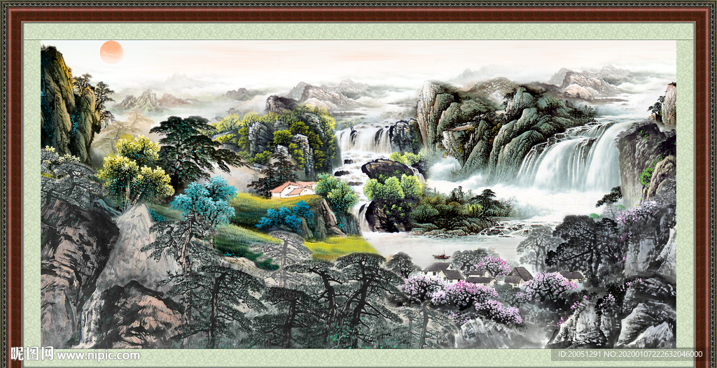 中国画山水