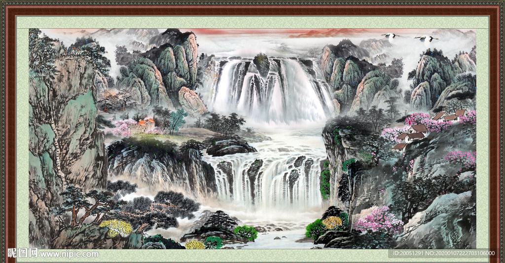 中国画山水